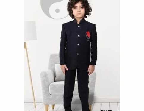 Boys Blue Party Wear Suit