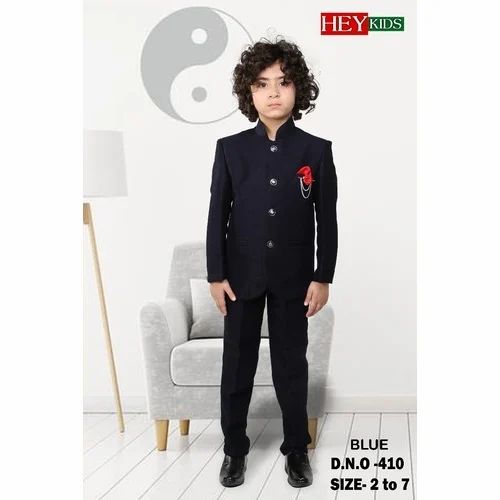 Boys Blue Party Wear Suit
