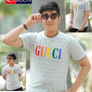 Boys White Printed T Shirts