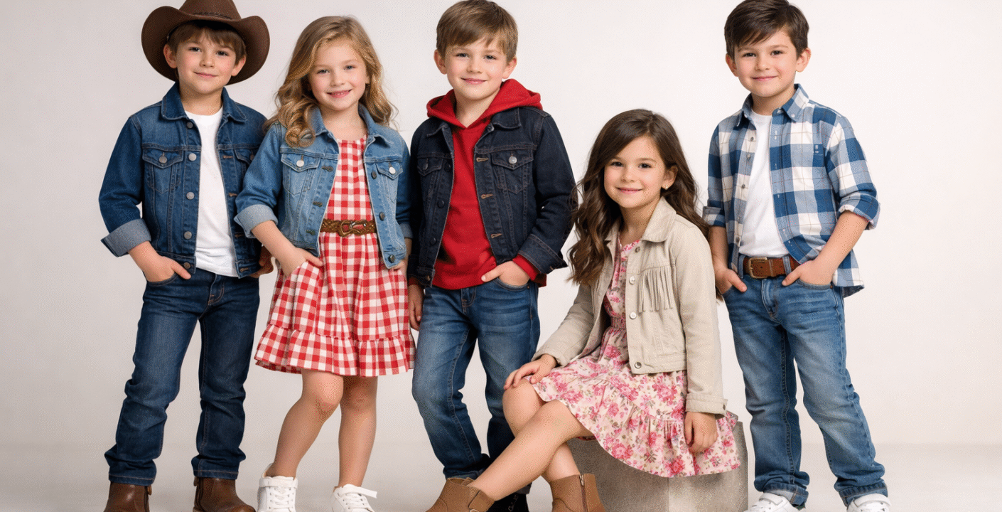 Kids Western Wear Supplier New Delhi for Retail & Bulk Buyers – Lekhus Collection
