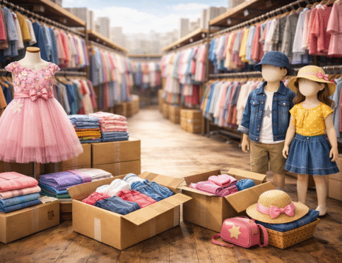 Kids Dress Wholesale Delhi Lekhus Collection - Best Places for Bulk Kids Clothing